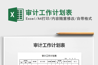 2021年審計(jì)工作計(jì)劃表