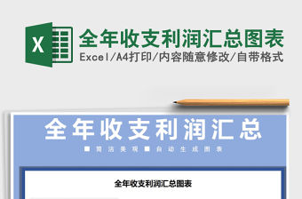 2022收支利潤匯總表