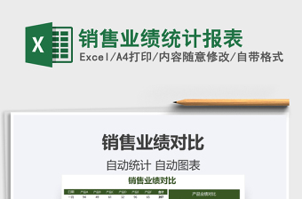 2021年銷售業(yè)績(jī)統(tǒng)計(jì)報(bào)表
