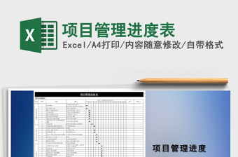 2021年项目管理进度表