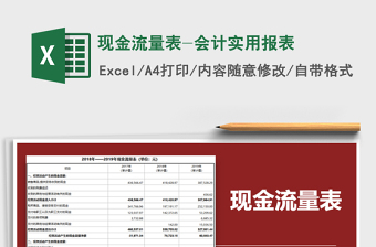 2021年現(xiàn)金流量表-會(huì)計(jì)實(shí)用報(bào)表