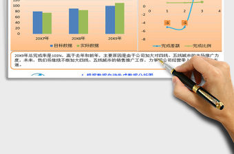 2021年年度數(shù)據(jù)對比分析表自帶兩種風(fēng)格