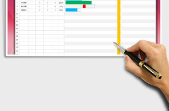 2021年項(xiàng)目工作計(jì)劃甘特圖（自動(dòng)甘特圖）