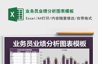 2021年業(yè)務(wù)員業(yè)績分析圖表模板