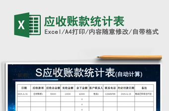 2021年應(yīng)收賬款統(tǒng)計(jì)表