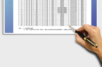 2021年家長聯系登記表