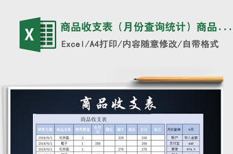 2021年商品收支表（月份查詢統計）商品查詢