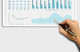 2021年銷售數據動態管理分析圖表