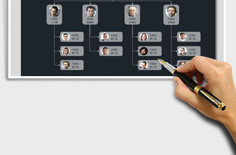 2021年公司企業人事組織結構圖