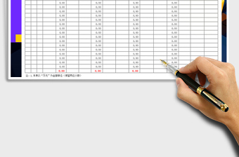 2021年財務(wù)收入支出報表-自動計算