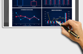 2021年半年銷售業(yè)績分析圖表