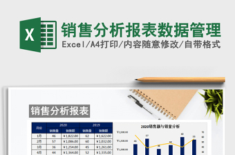 2021年銷售分析報(bào)表數(shù)據(jù)管理