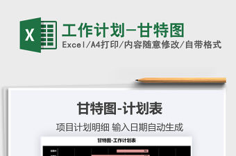 2021年工作計劃-甘特圖