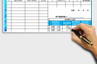 2021年資產(chǎn)報(bào)廢單