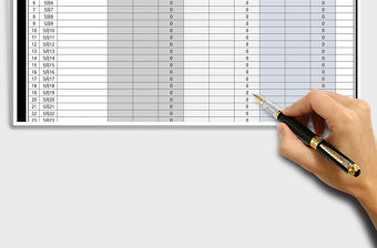 2021年倉庫進銷存記錄表-自動統計