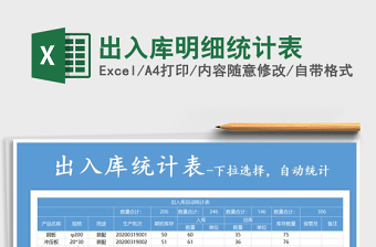 2021年出入庫明細(xì)統(tǒng)計(jì)表免費(fèi)下載