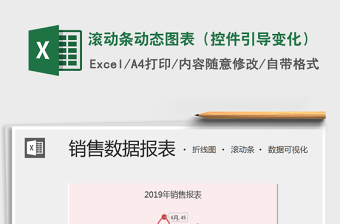 2021年滾動條動態(tài)圖表（控件引導(dǎo)變化）