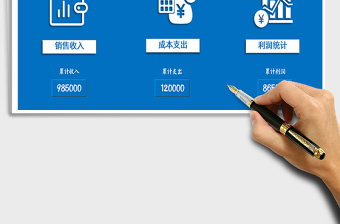 2021年收支利潤管理系統(tǒng)（自動計算）