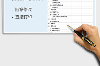 2021年利潤表（財(cái)務(wù)）