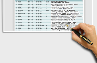 2021年200款免費商用字體速查表