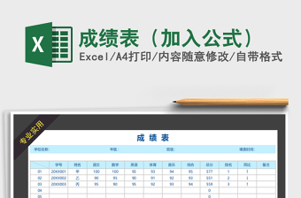 2021年成績(jī)表（加入公式）