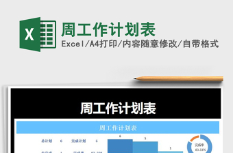 2021年周工作計(jì)劃表