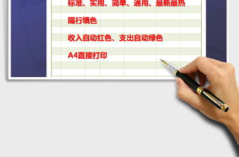 2021年財務(wù)記賬表（可打印，直觀，簡潔）