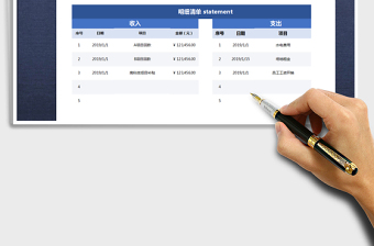 2021年月度收支报表（公式）