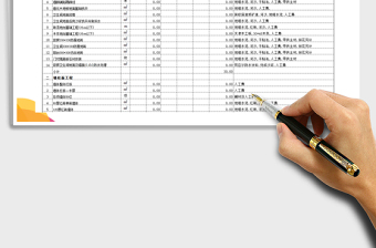 2021年室内装饰工程预算表