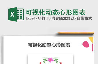 2021年可視化動態心形圖表