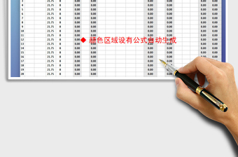 2021年工資計(jì)算表