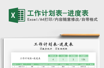2021年工作計劃表-進度表