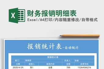 2021年財(cái)務(wù)報(bào)銷明細(xì)表