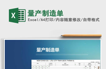 2021年量產制造單