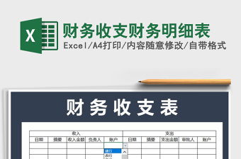 2021年財(cái)務(wù)收支財(cái)務(wù)明細(xì)表