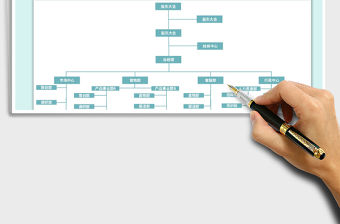 2021年人員組織構架圖表