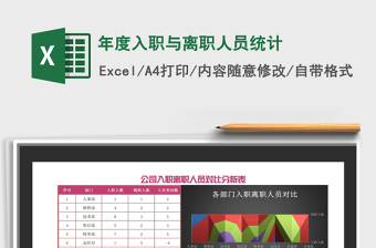 2022年度入職與離職人員統(tǒng)計