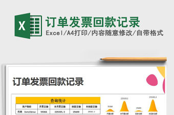 2021年訂單發(fā)票回款記錄