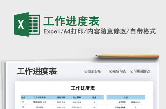 2021年工作進度表