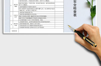 2021年腳手架日常安全檢查表