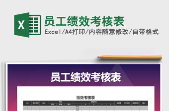 2021年員工績效考核表