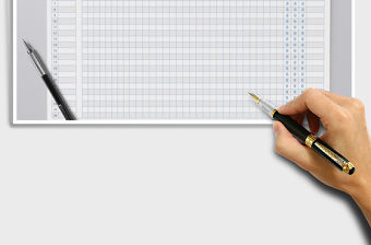 2021年考勤表績效考核自動統計自動生成日期