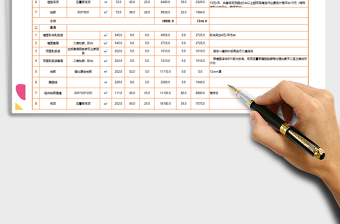 2021年裝修公司家裝報價表