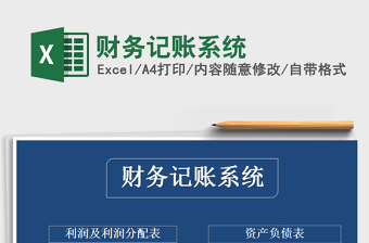 2021年財(cái)務(wù)記賬系統(tǒng)
