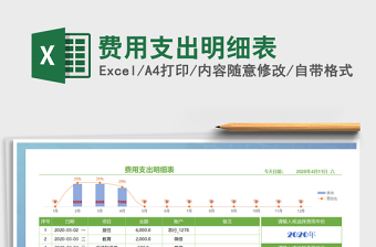 2021年費(fèi)用支出明細(xì)表