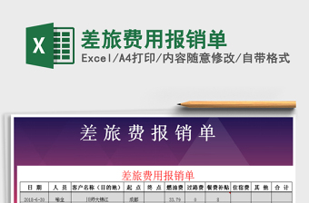 2021年差旅費(fèi)用報(bào)銷單