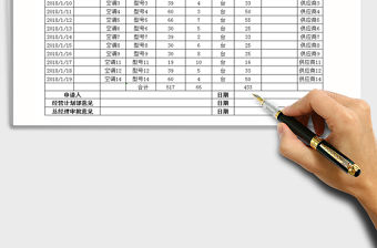 2021年采購申請表