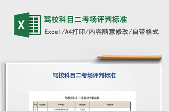 2021年駕?？颇慷紙?chǎng)評(píng)判標(biāo)準(zhǔn)免費(fèi)下載
