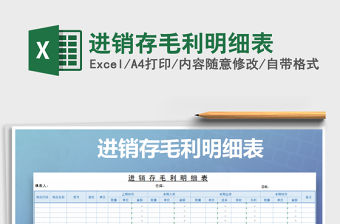 2021年進銷存毛利明細表