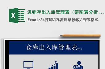 2021年進銷存出入庫管理表（帶圖表分析）